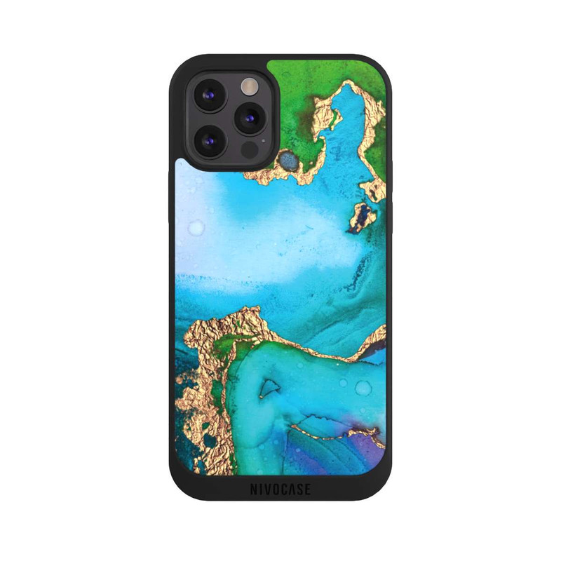 iPhone 12 Pro Max NIVOpure Colourfull Marble Glitterlook