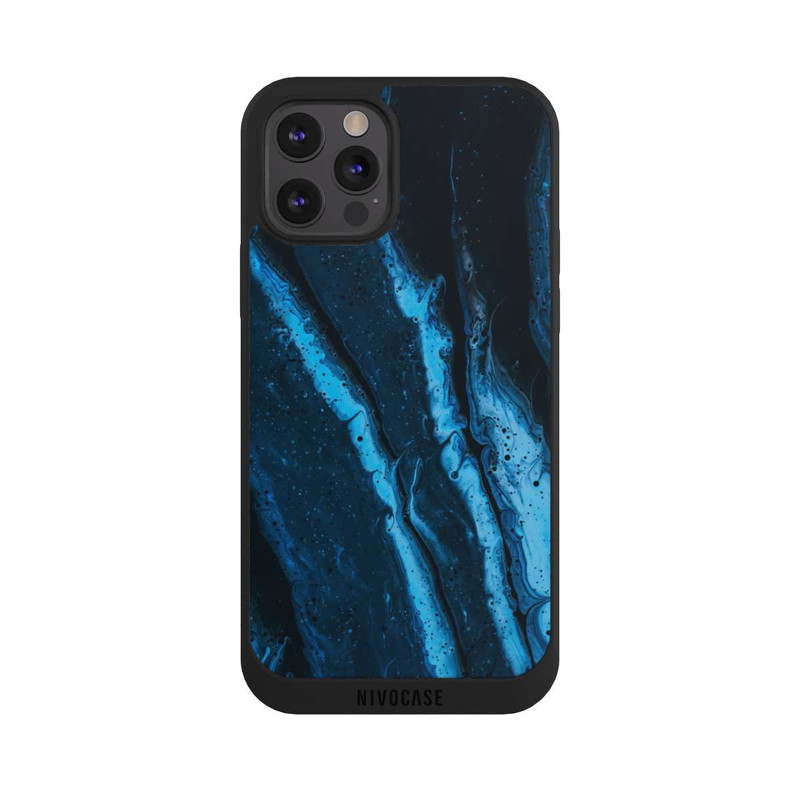iPhone 12 Pro Max NIVOpure Blue oil texture