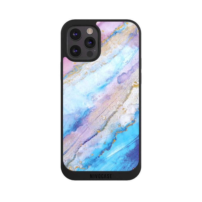 iPhone 12 Pro Max NIVOpure Encre Bleue dans l'Eau
