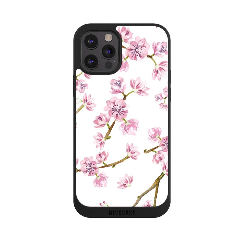 iPhone 12 Pro Max NIVOpure Fleurs de Cerisier Rose