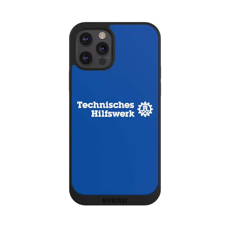 iPhone 12 Pro Max NIVOpure Technisches Hilfswerk Logo Blau