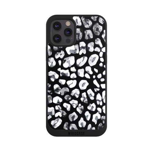 Apple iPhone 12 Pro Max NIVOpure Monochrome leopard spots