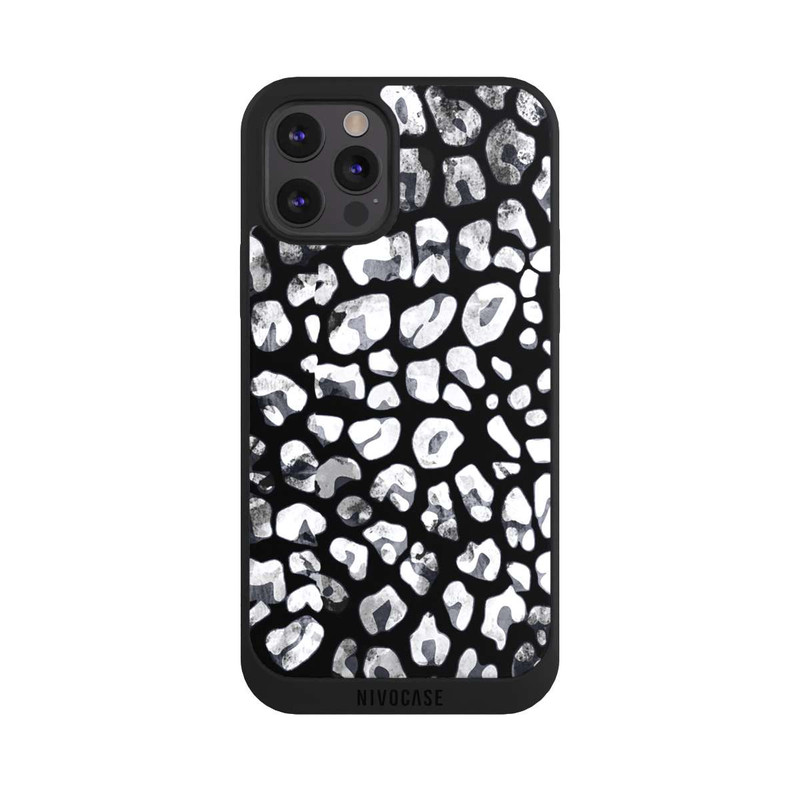 iPhone 12 Pro Max NIVOpure Monochrome leopard spots