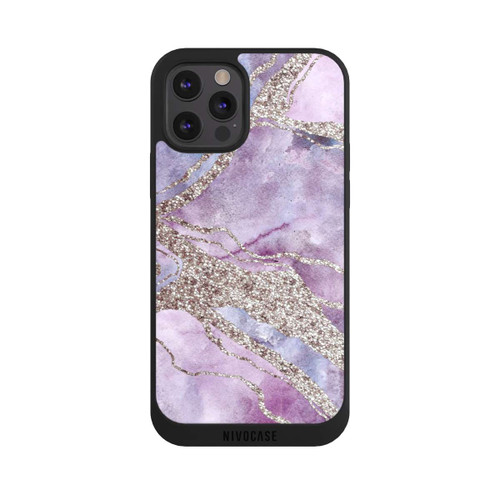 Apple iPhone 12 Pro Max NIVOpure Edelstein Pastell Lila