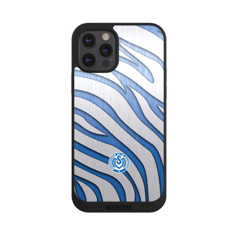iPhone 12 Pro Max NIVOpure Metall Zebramuster 2 MSV