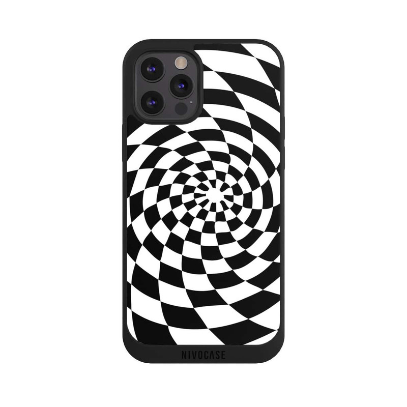 iPhone 12 Pro Max NIVOpure Illusion en noir et blanc