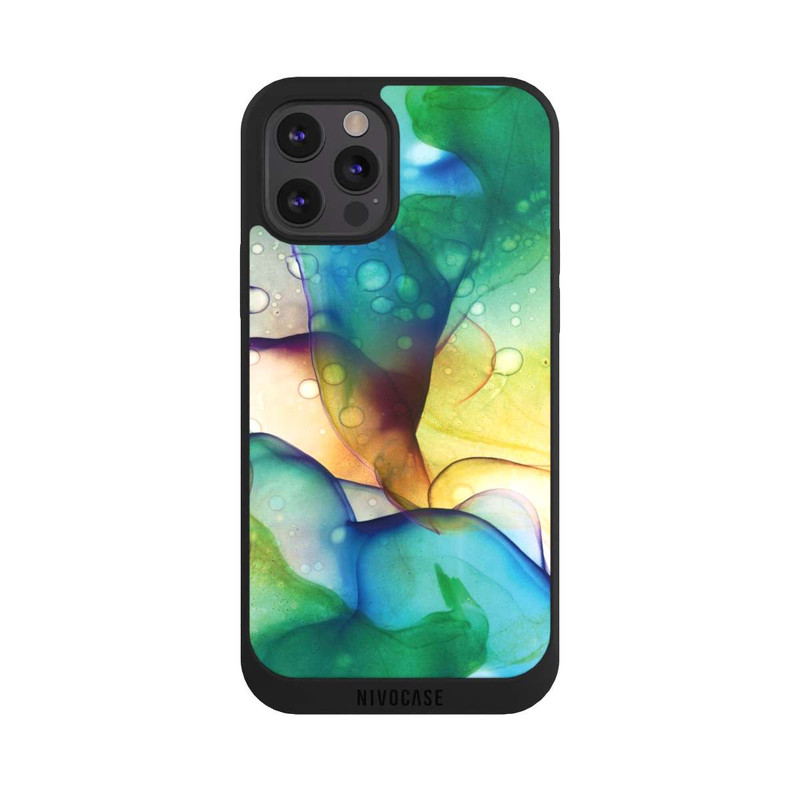 iPhone 12 Pro Max NIVOpure Flüssige Kunst grüne Wiese