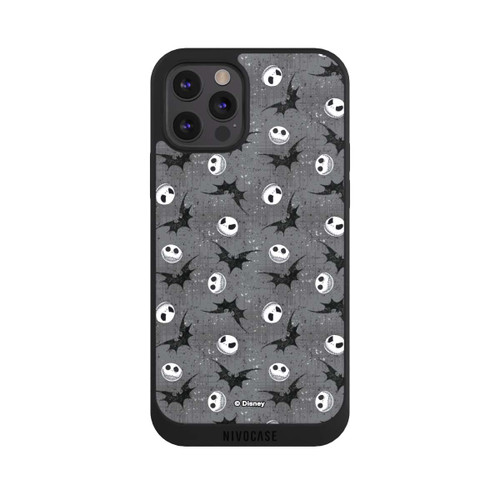 Apple iPhone 12 Pro Max NIVOpure Jack Grey Pattern Tim Burtons Nightmare before Christmas
