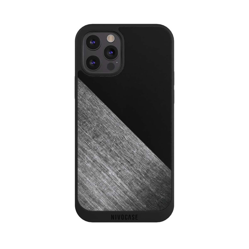 iPhone 12 Pro Max NIVOpure Metal Schwarz