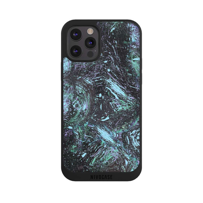 iPhone 12 Pro Max NIVOpure Résumé Dégoulinant De Poussière Pourpre