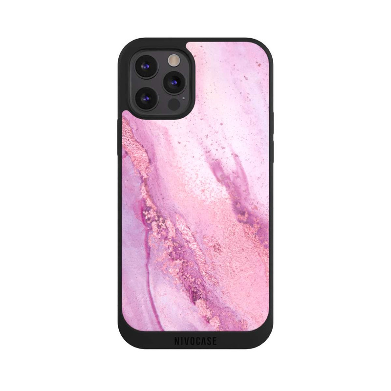 iPhone 12 Pro Max NIVOpure Encre murale en marbre violet