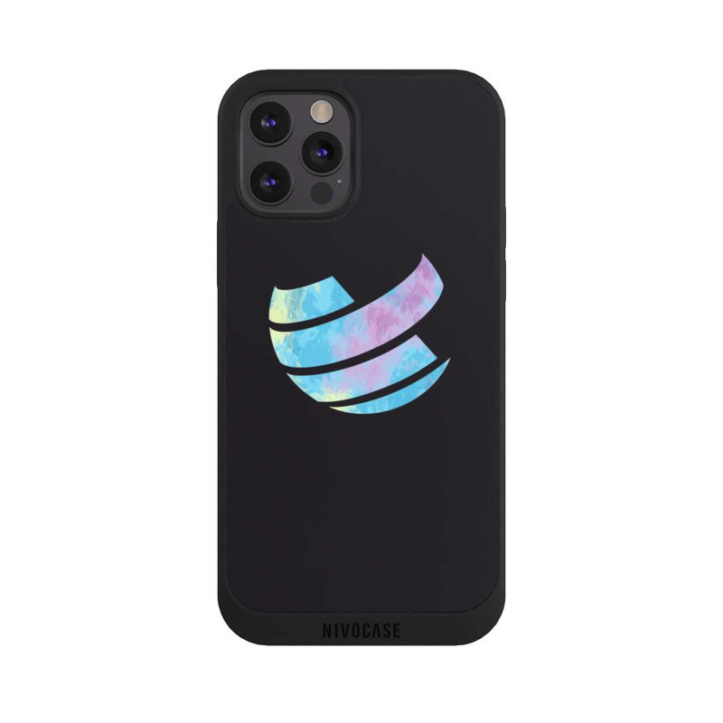 iPhone 12 Pro Max NIVOpure Icon Farbig Schwarz