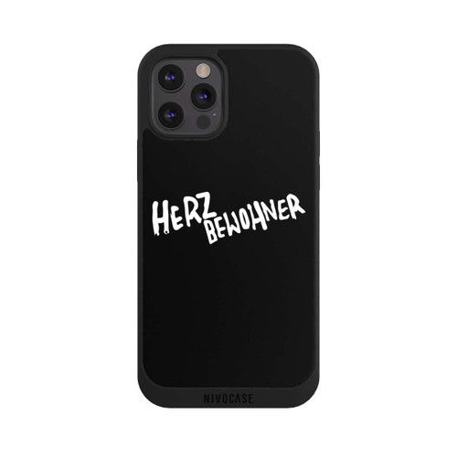 Apple iPhone 12 Pro Max NIVOpure Herzbewohner Schwarz
