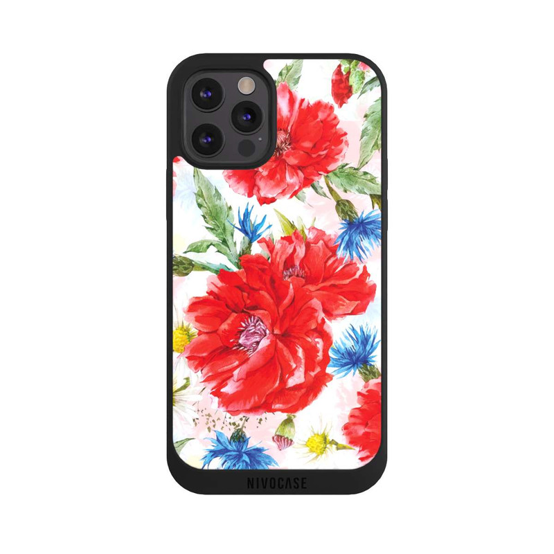 iPhone 12 Pro Max NIVOpure Sommerwiese Kornblumen Mohn