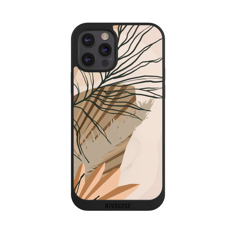 iPhone 12 Pro Max NIVOpure Line Art Sommer Farn