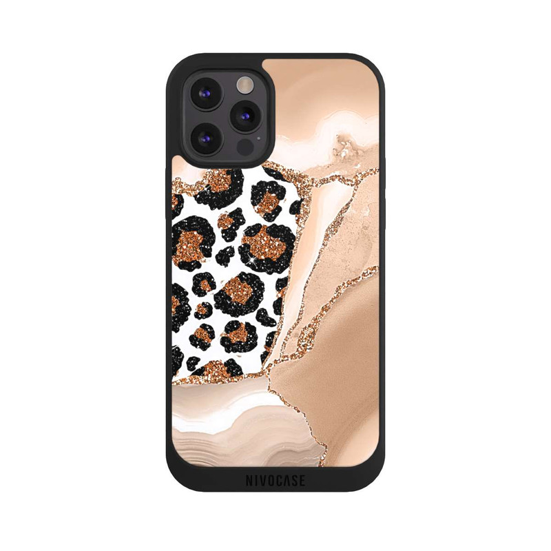 iPhone 12 Pro Max NIVOpure Motifs et textures Or clair