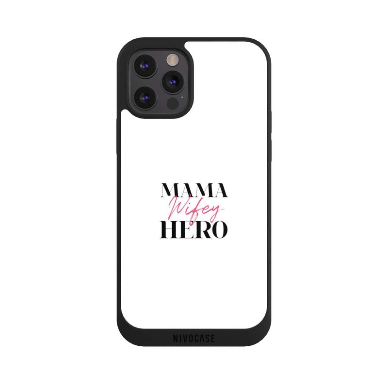 iPhone 12 Pro Max NIVOpure Mama Wifey Hero White