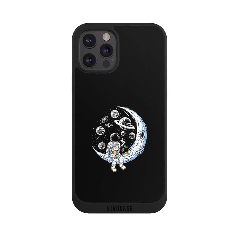 iPhone 12 Pro Max NIVOpure Astronaut Drinking Coffee