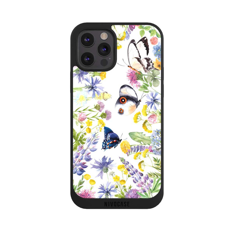 iPhone 12 Pro Max NIVOpure Fleurs Printanières et Papillons