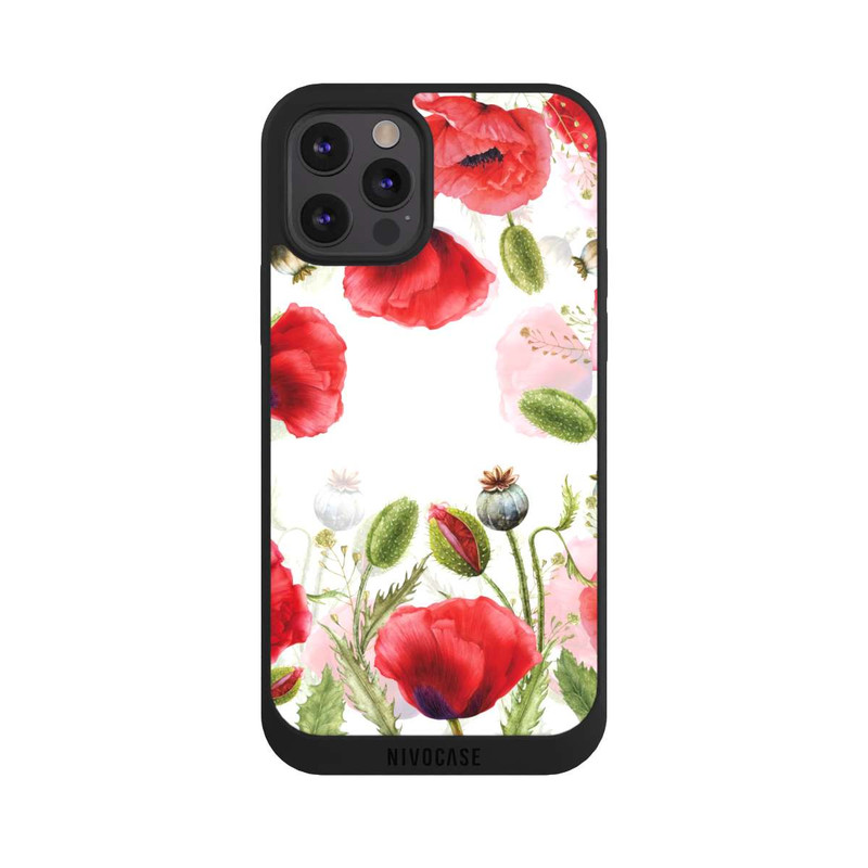iPhone 12 Pro Max NIVOpure Cadre coquelicots
