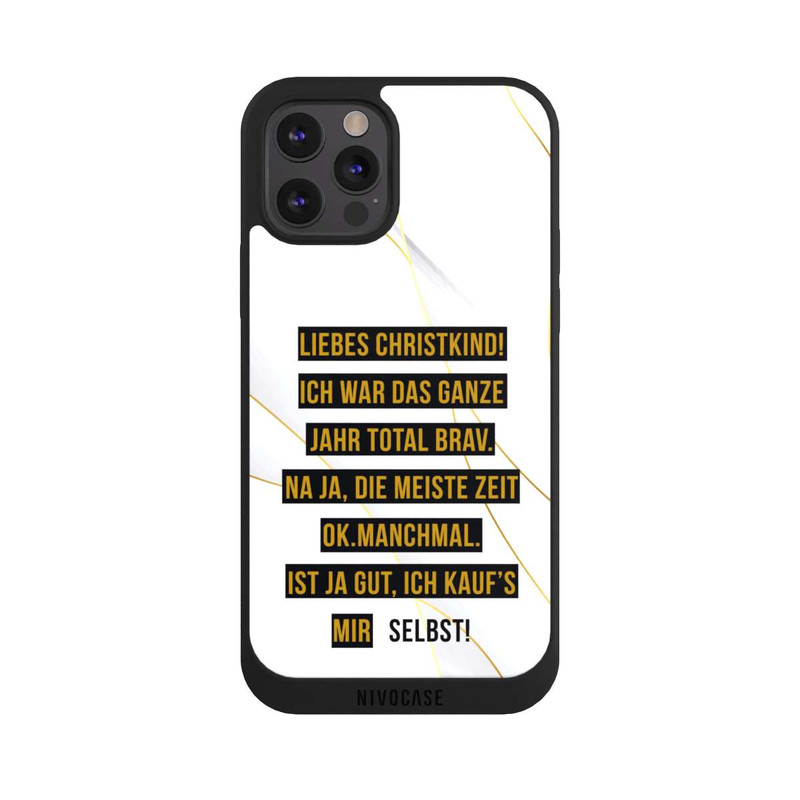 iPhone 12 Pro Max NIVOpure Liebes Christkind Marmor