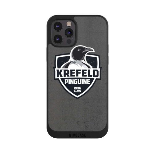 Apple iPhone 12 Pro Max NIVOpure Krefeld Pinguine Logo Schwarz und Weiß