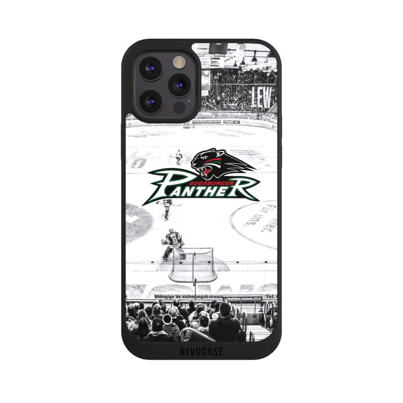 iPhone 12 Pro Max NIVOpure Augsburger Panther Équipe de hockey sur glace Blanc