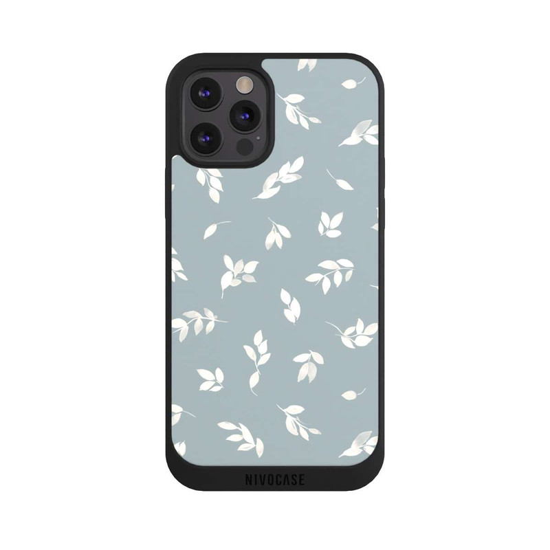 iPhone 12 Pro Max NIVOpure Feuilles d'automne gris