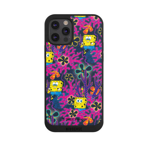Apple iPhone 12 Pro Max NIVOpure Bob L'Éponge - Corail Pattern