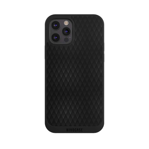 Apple iPhone 12 Pro Max NIVOpure Peau de Serpent Noire