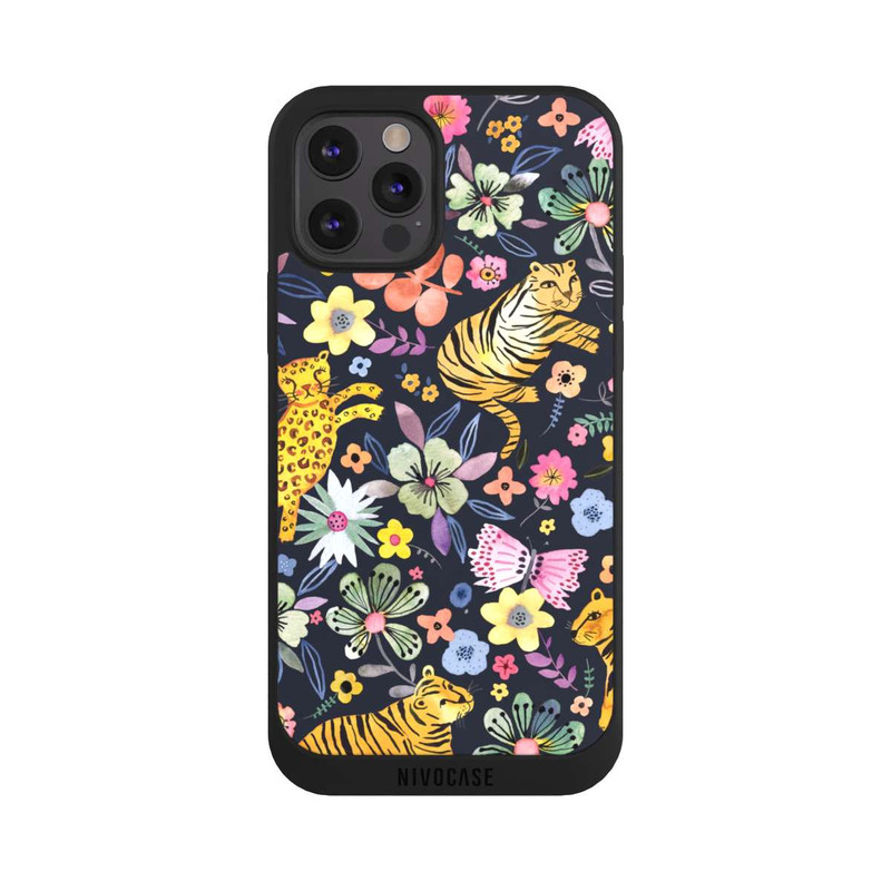 iPhone 12 Pro Max NIVOpure Tigres & Fleurs du Printemps