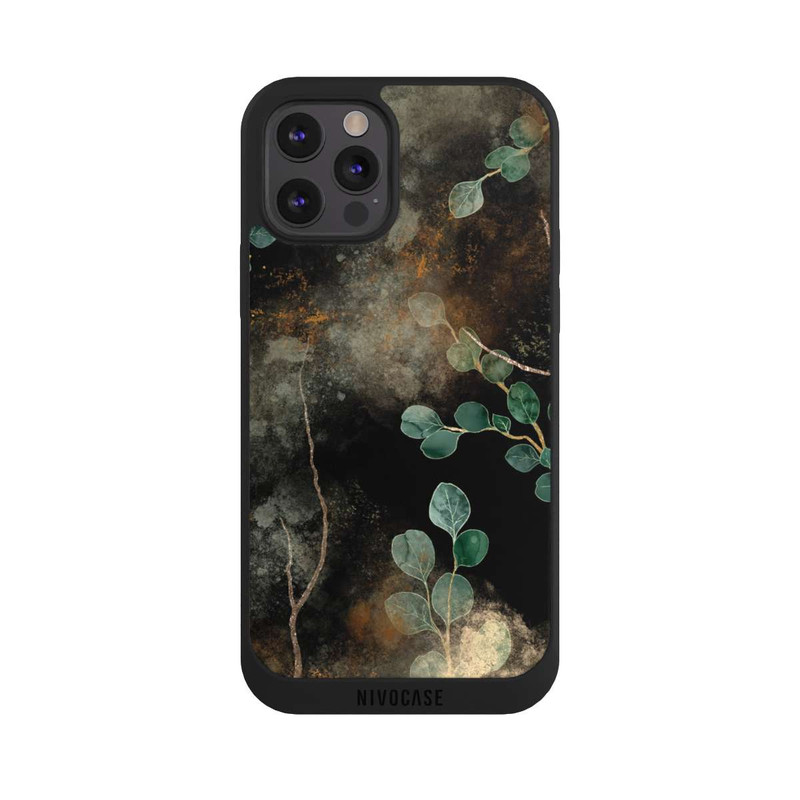 iPhone 12 Pro Max NIVOpure Eucalyptus en Fond