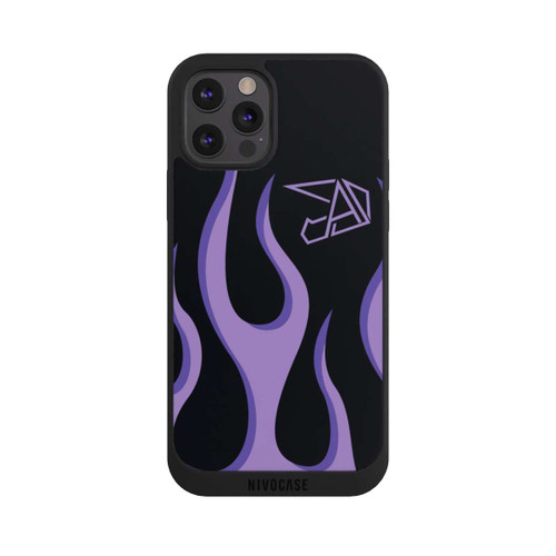 Apple iPhone 12 Pro Max NIVOpure Violette Flammen