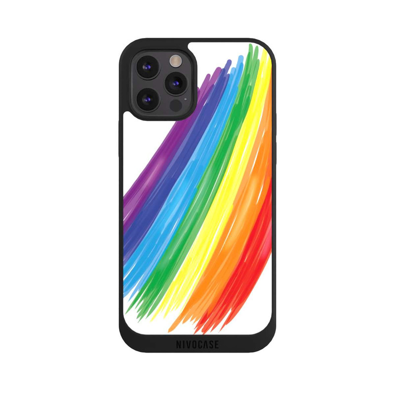 iPhone 12 Pro Max NIVOpure Rainbow Paint Brush