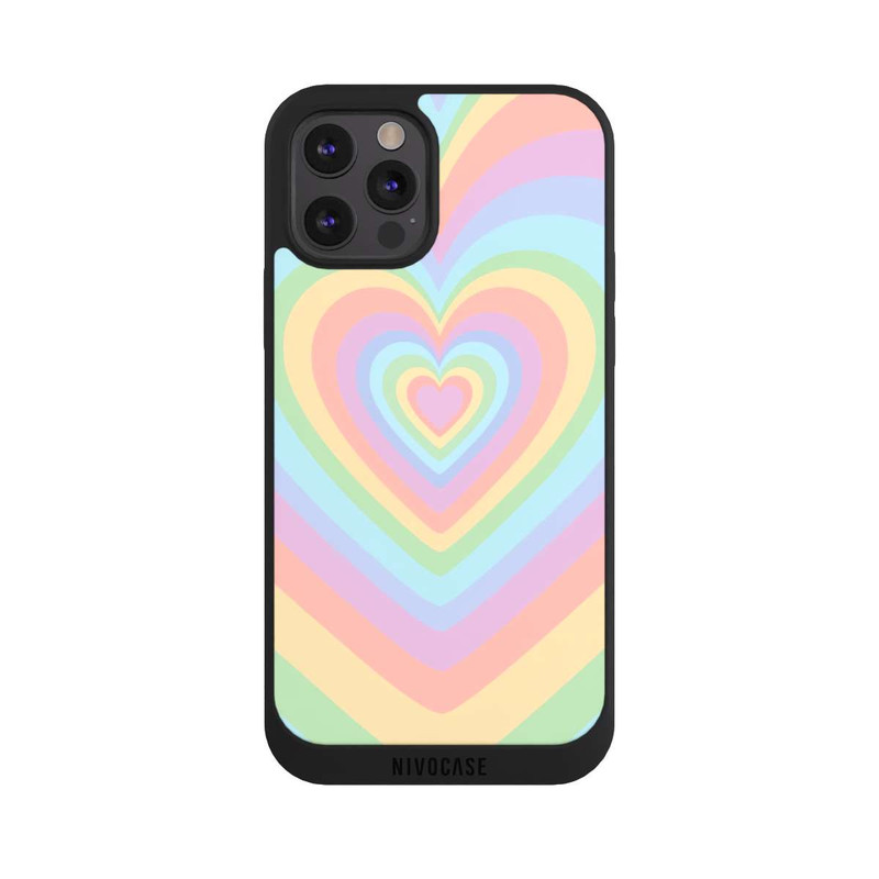 iPhone 12 Pro Max NIVOpure Cœur Arc-en-ciel