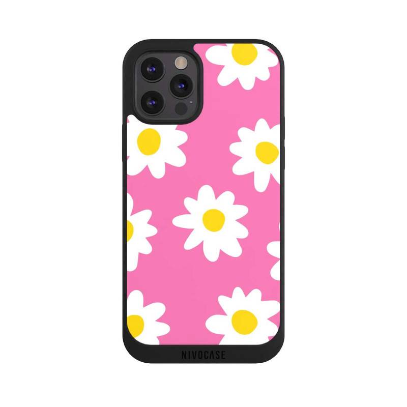 iPhone 12 Pro Max NIVOpure Marguerites Pattern Rose