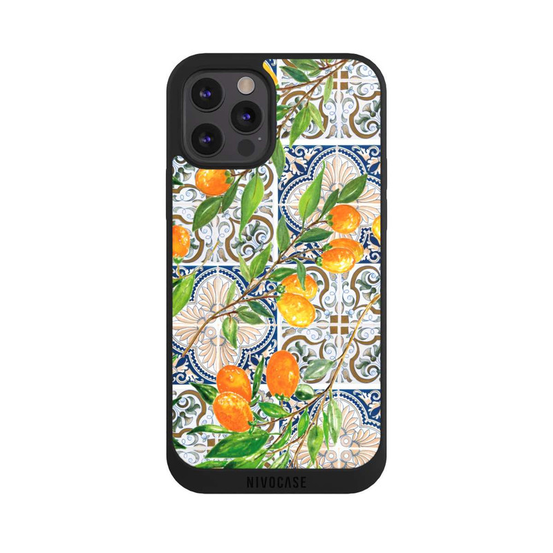 iPhone 12 Pro Max NIVOpure Oranges Grecques Pattern