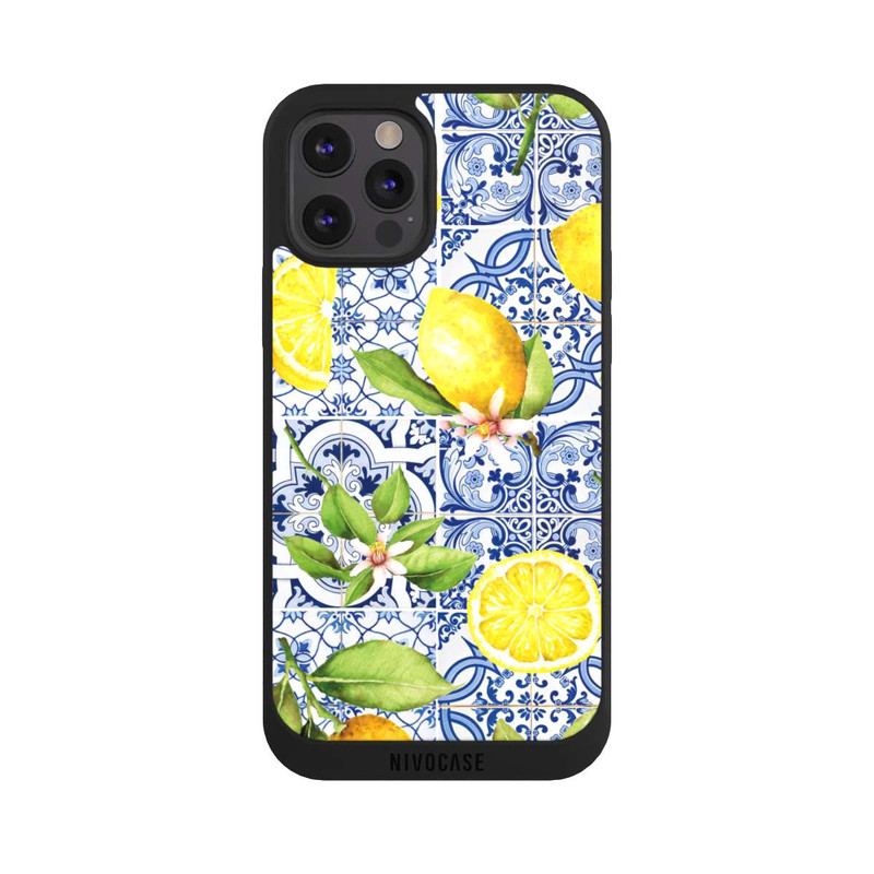 iPhone 12 Pro Max NIVOpure Greek lemon pattern