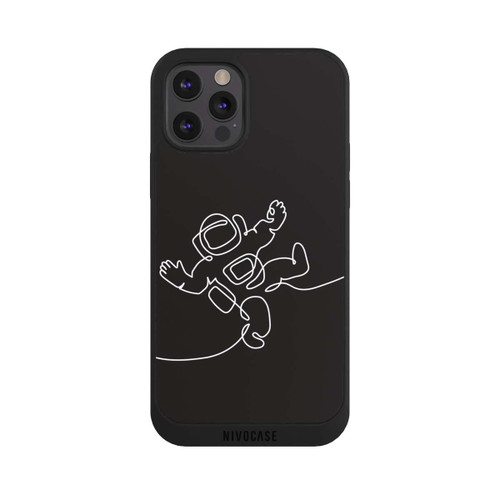 Apple iPhone 12 Pro Max NIVOpure LineArt Astronaut