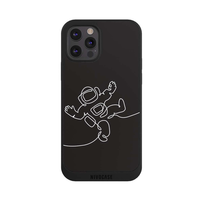 iPhone 12 Pro Max NIVOpure LineArt Astronaut