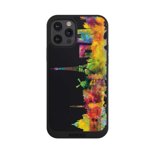 Apple iPhone 12 Pro Max NIVOpure Paris France Skyline Black