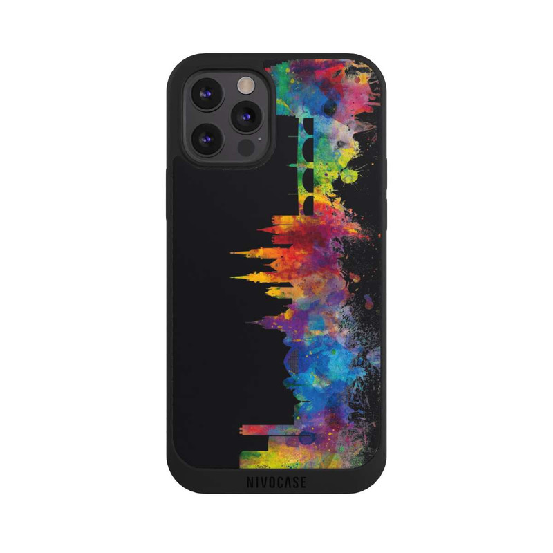 iPhone 12 Pro Max NIVOpure Bâle Suisse Ligne d'horizon Noir