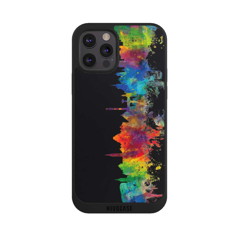 iPhone 12 Pro Max NIVOpure Stuttgart Allemagne Ligne d'horizon noire