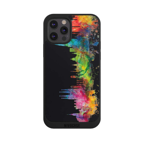 Apple iPhone 12 Pro Max NIVOpure Barcelone Espagne Ligne d'horizon Noir
