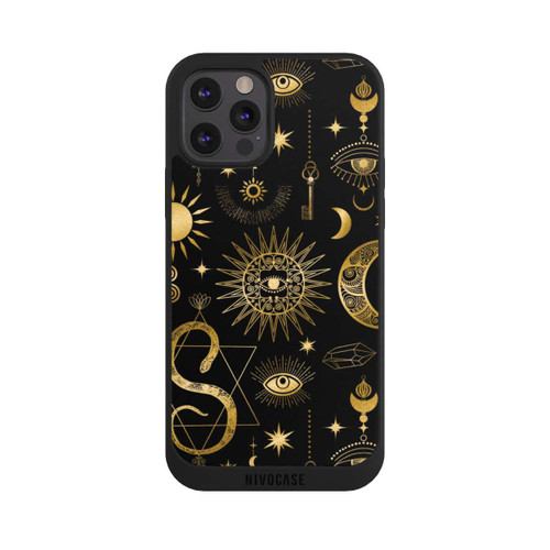 Apple iPhone 12 Pro Max NIVOpure Soleil et Lune Célestes Steampunk