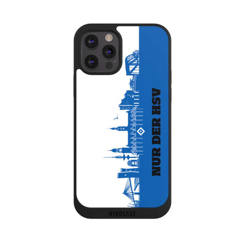 Apple iPhone 12 Pro Max NIVOpure HSV Skyline Blau Weiß