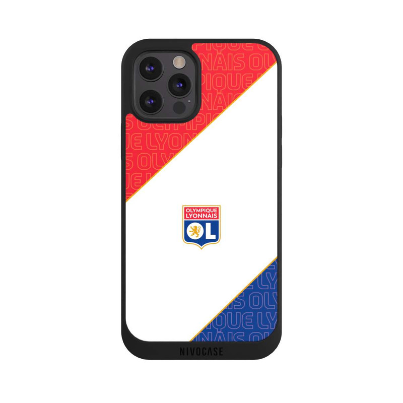 iPhone 12 Pro Max NIVOpure OL Logo Rot und Blau