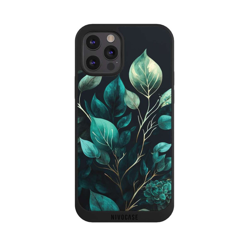 iPhone 12 Pro Max NIVOpure Eucalyptus Fond Sombre