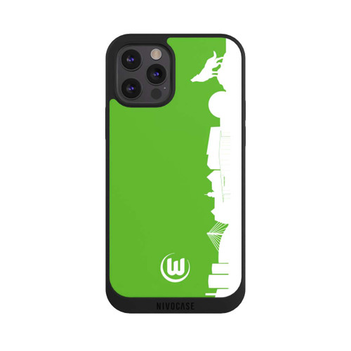 Apple iPhone 12 Pro Max NIVOpure Skyline Grün Weiß