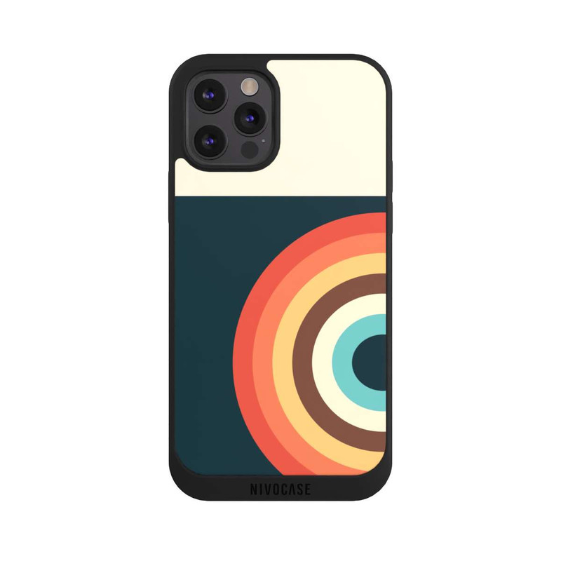iPhone 12 Pro Max NIVOpure Retro Circle Colours